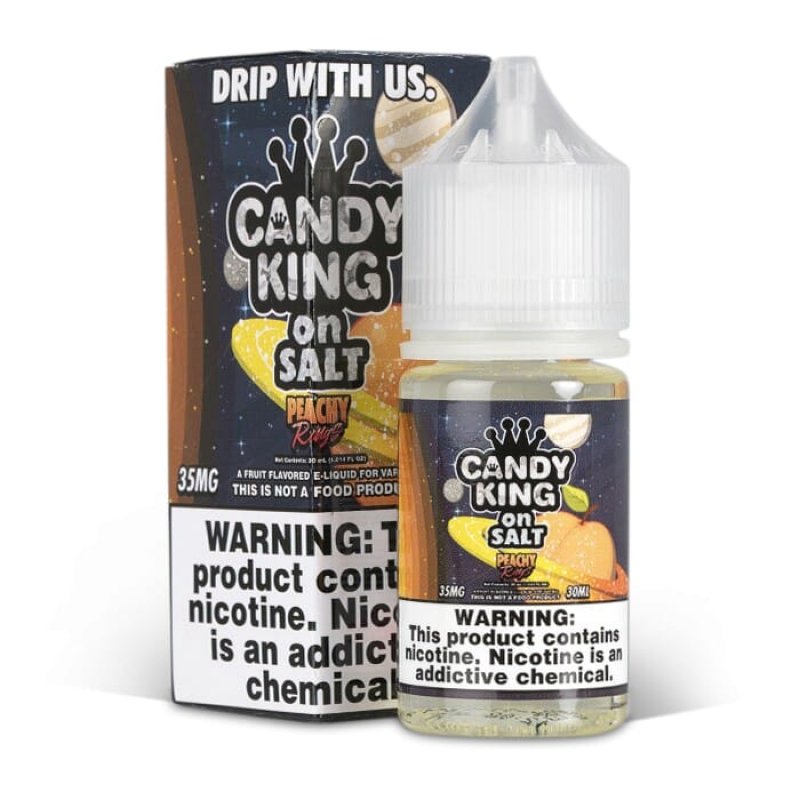 Candy King Peachy Rings Salt on 30ml