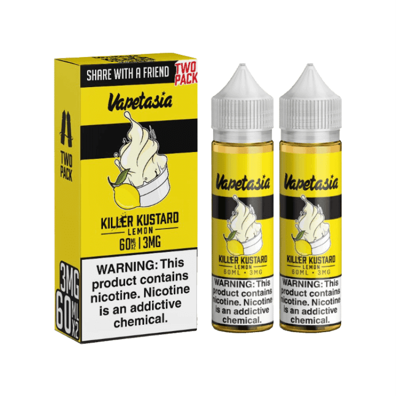 Vapetasia Killer Kustard Lemon 60ml (x2)