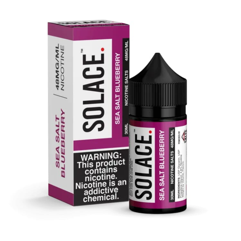 Solace Sea Salt Blueberry Salts 30ml