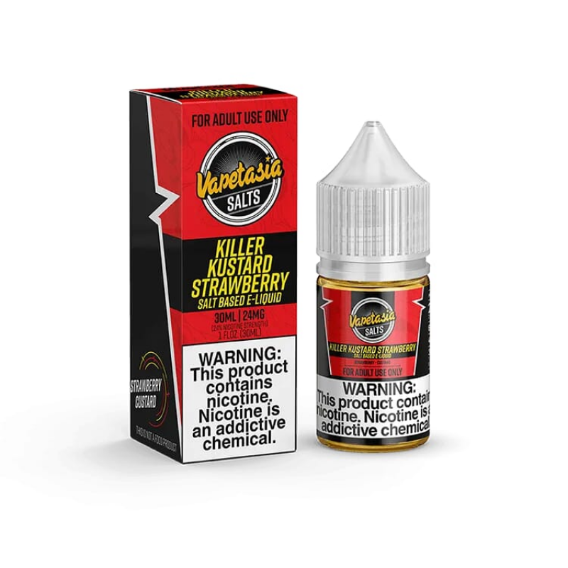 Vapetasia Killer Kustard Strawberry Salts 30ml