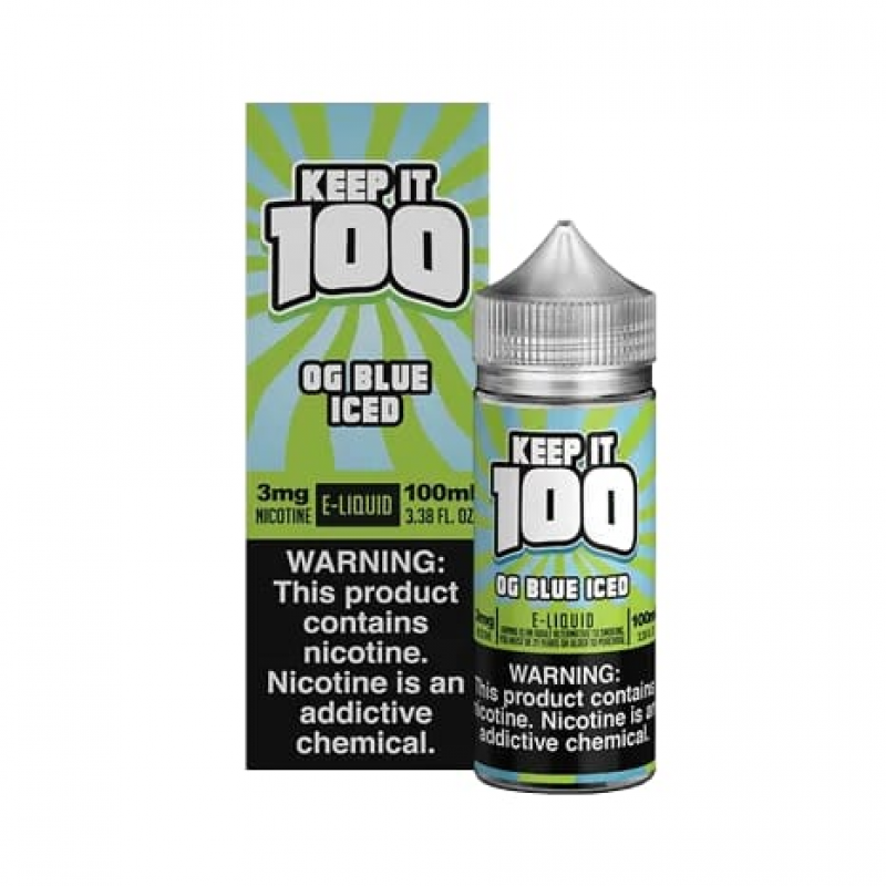 Keep It 100 OG Blue Iced (Blue Slushie Ice) 100ml